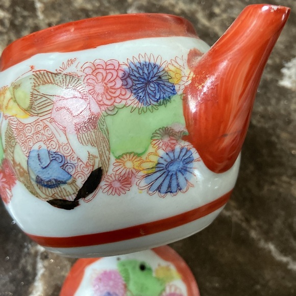 3 small Asian oriental teapots mini Vintage euc - Picture 5 of 13